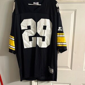 Steelers Starter Black and Yellow NFL Jersey